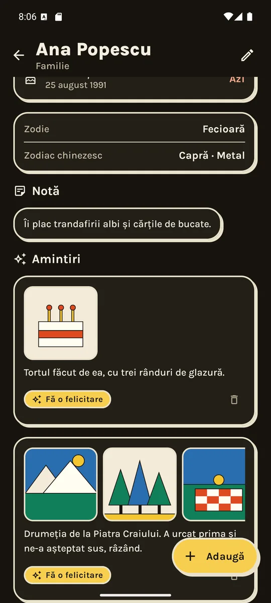Amintirile voastre, cu poze